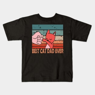 Best Cat Dad Ever Kids T-Shirt